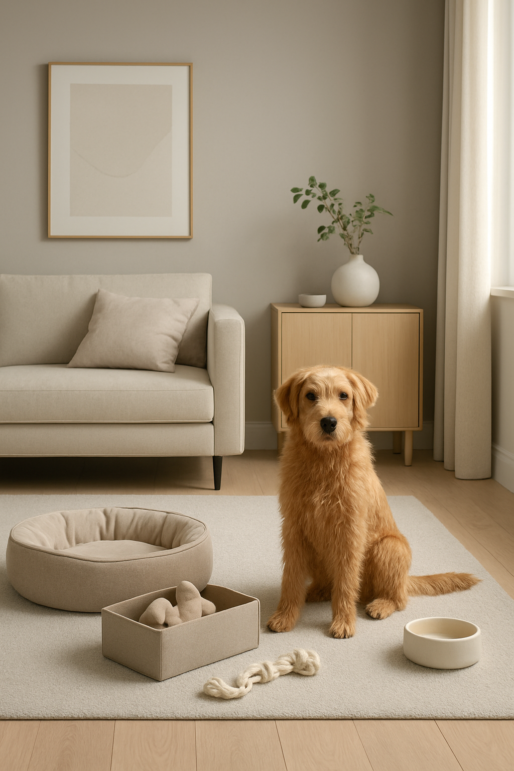 Minimalisme met een huisdier