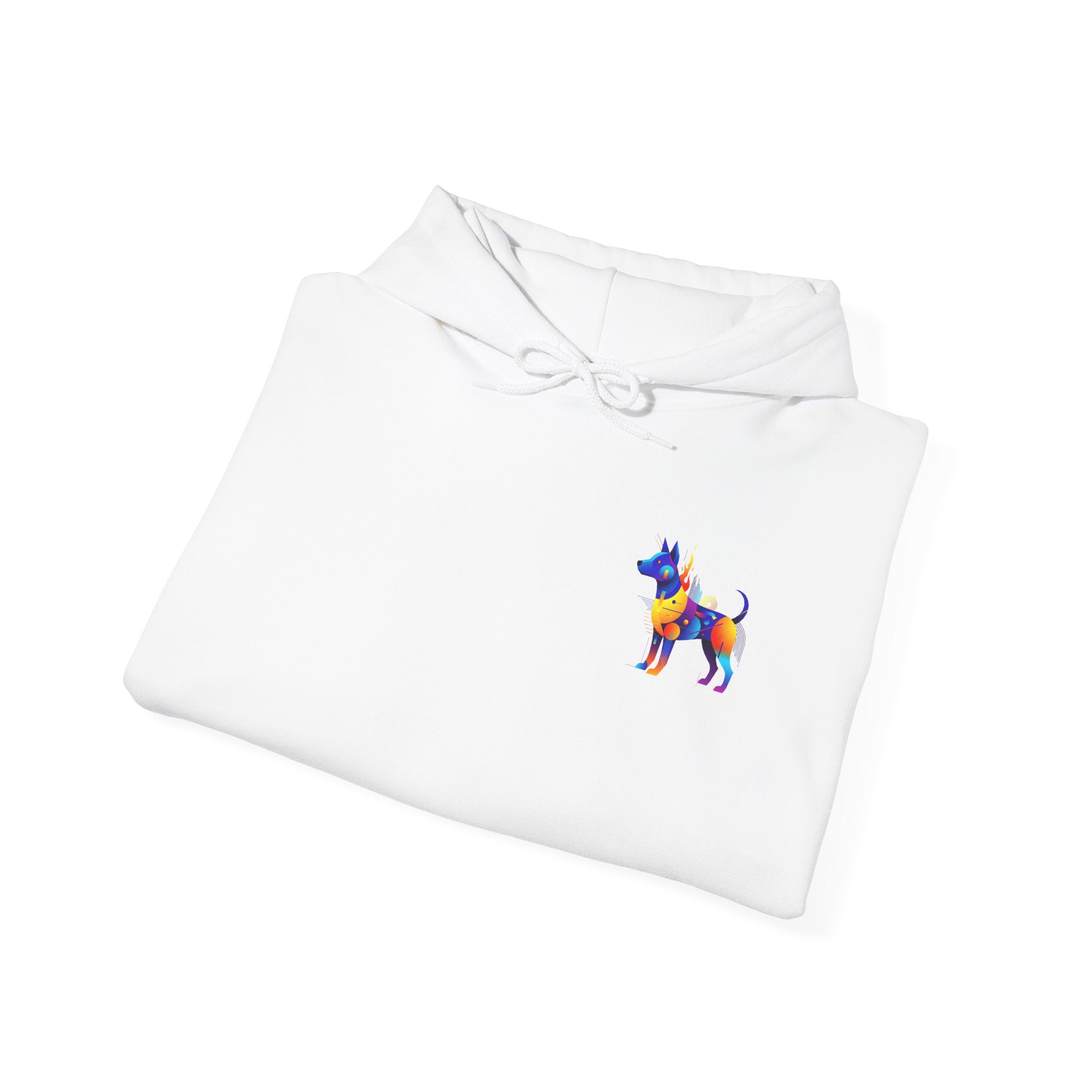 The "Vibrant Canine" Hoodie  | Abstract Hounds Collection