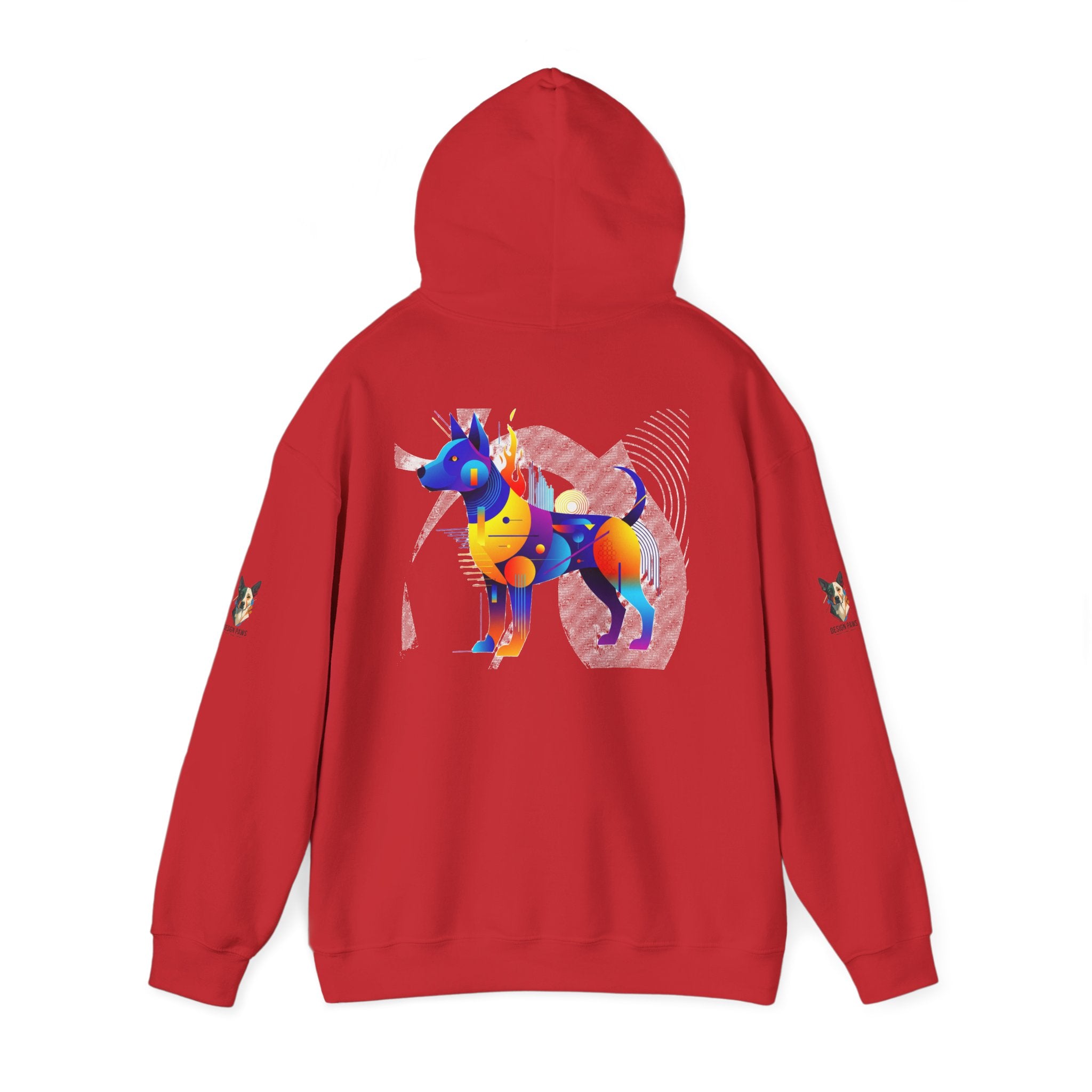 The "Vibrant Canine" Hoodie  | Abstract Hounds Collection