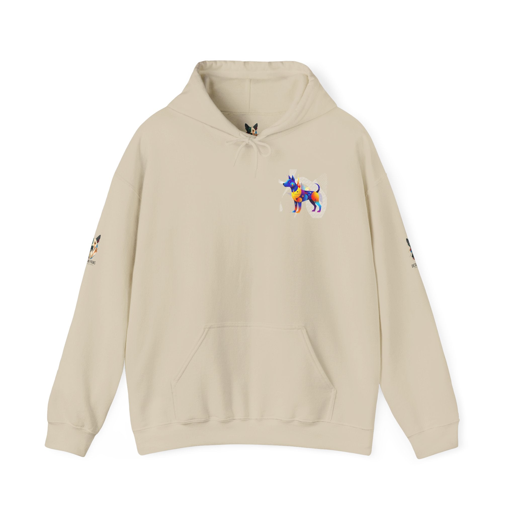 The "Vibrant Canine" Hoodie  | Abstract Hounds Collection