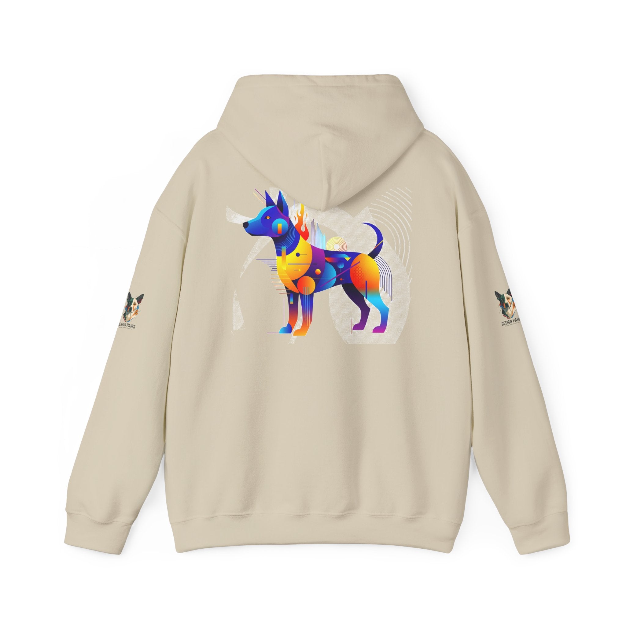The "Vibrant Canine" Hoodie  | Abstract Hounds Collection