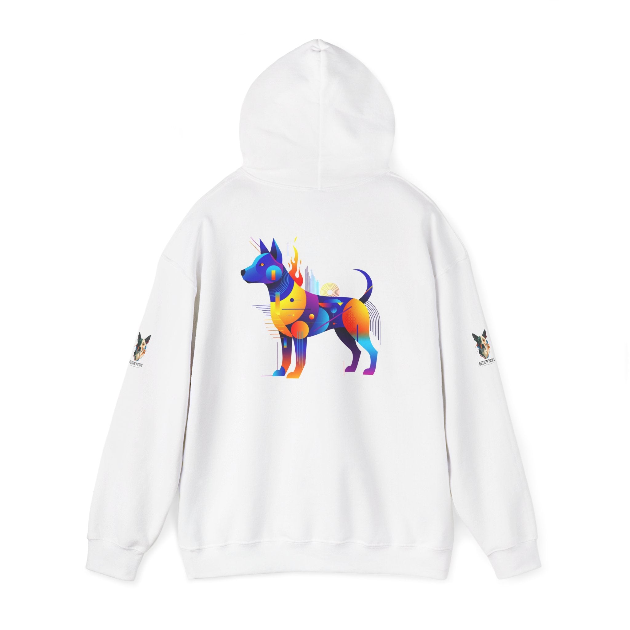 The "Vibrant Canine" Hoodie  | Abstract Hounds Collection