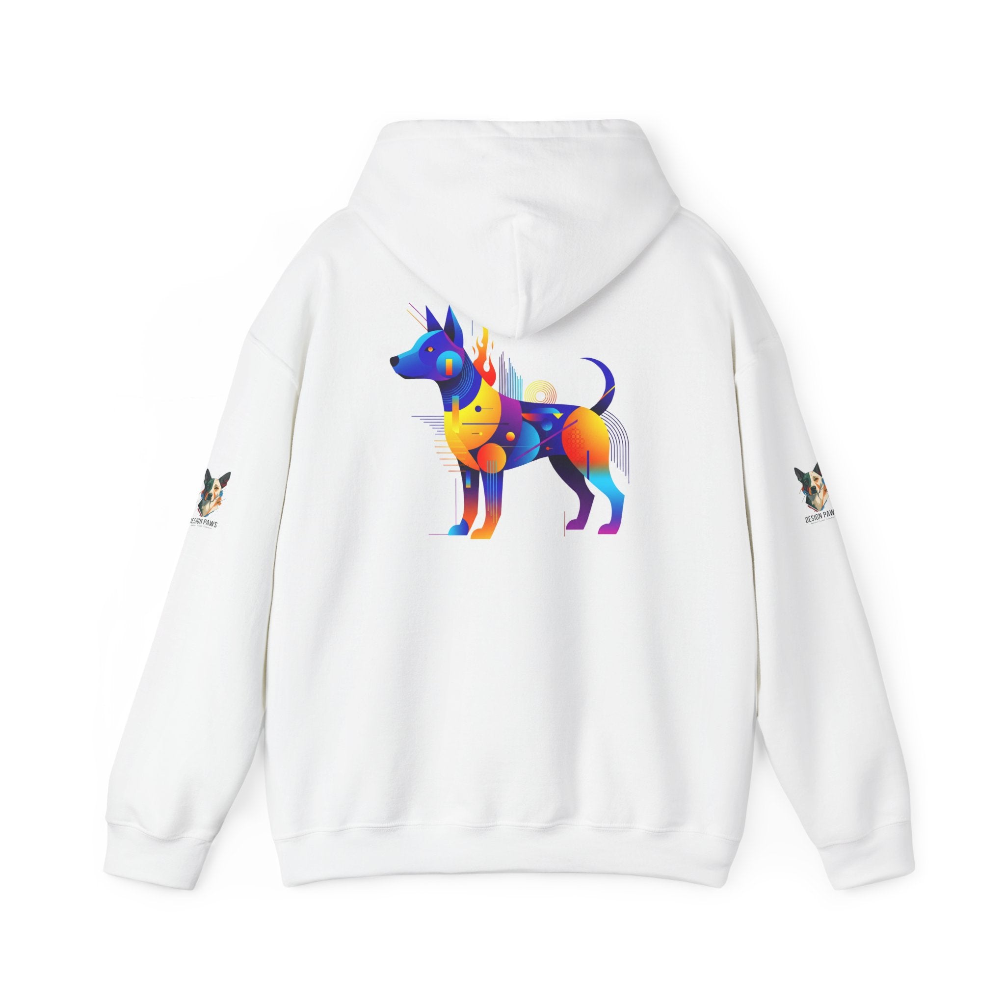 The "Vibrant Canine" Hoodie  | Abstract Hounds Collection