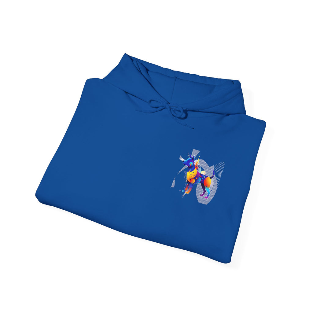 The "Vibrant Canine" Hoodie  | Abstract Hounds Collection