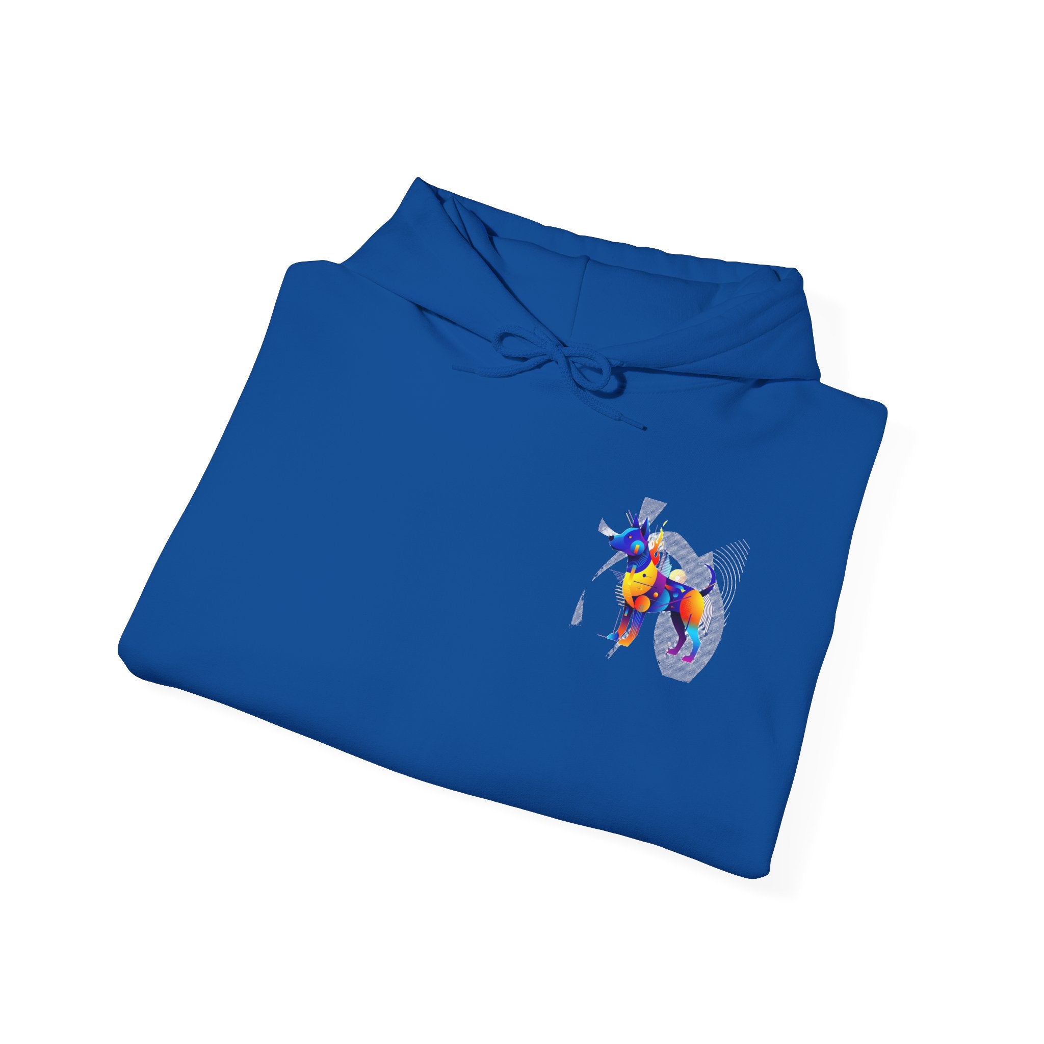 The "Vibrant Canine" Hoodie  | Abstract Hounds Collection