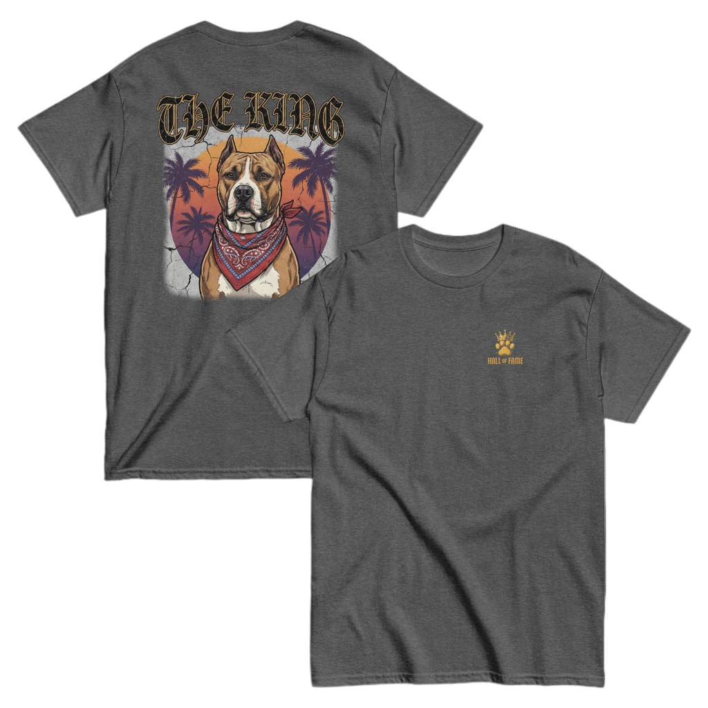 The King | Staffy West Coast Tee – Heavyweight Design Paws – onderdeel van Jandk.