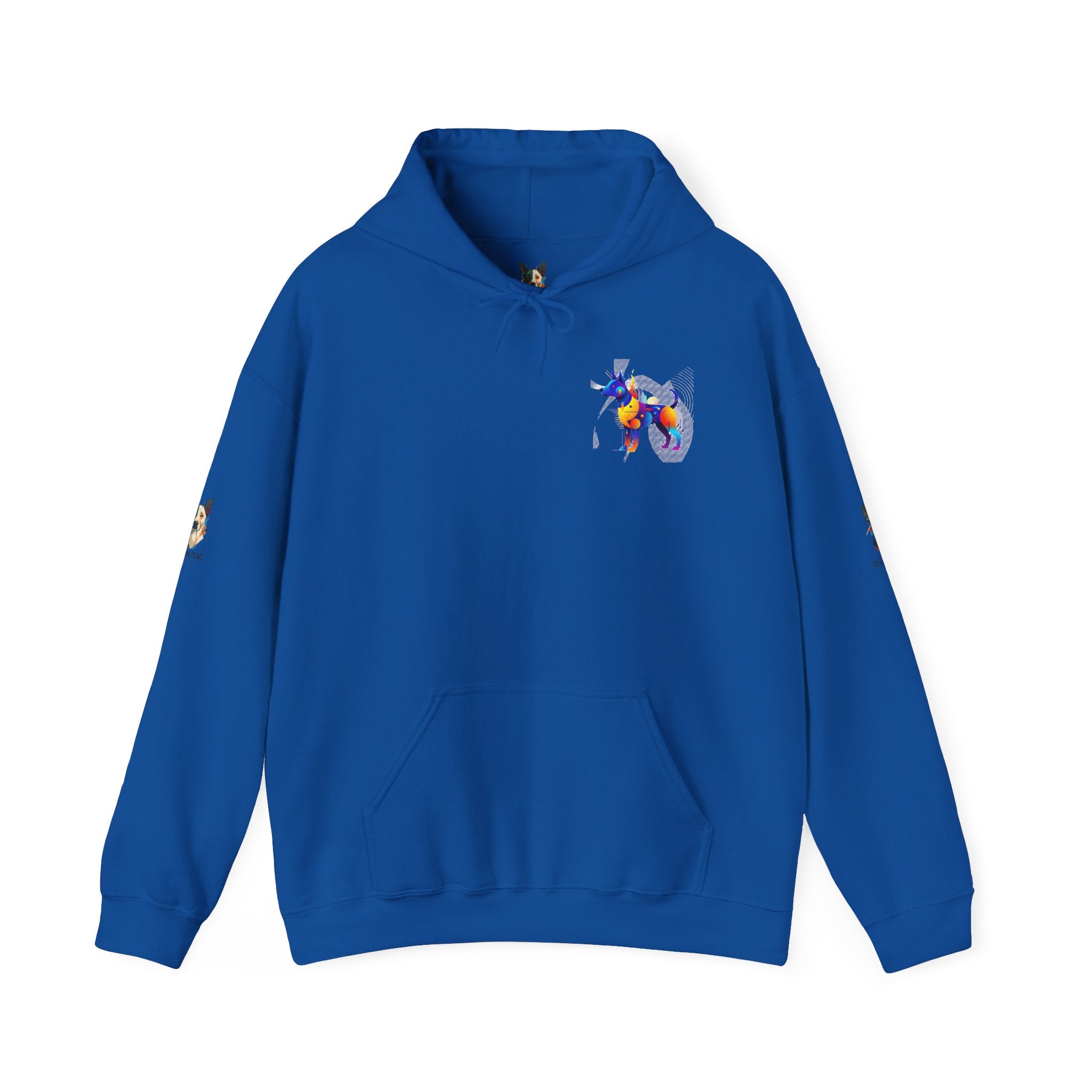 The "Vibrant Canine" Hoodie  | Abstract Hounds Collection