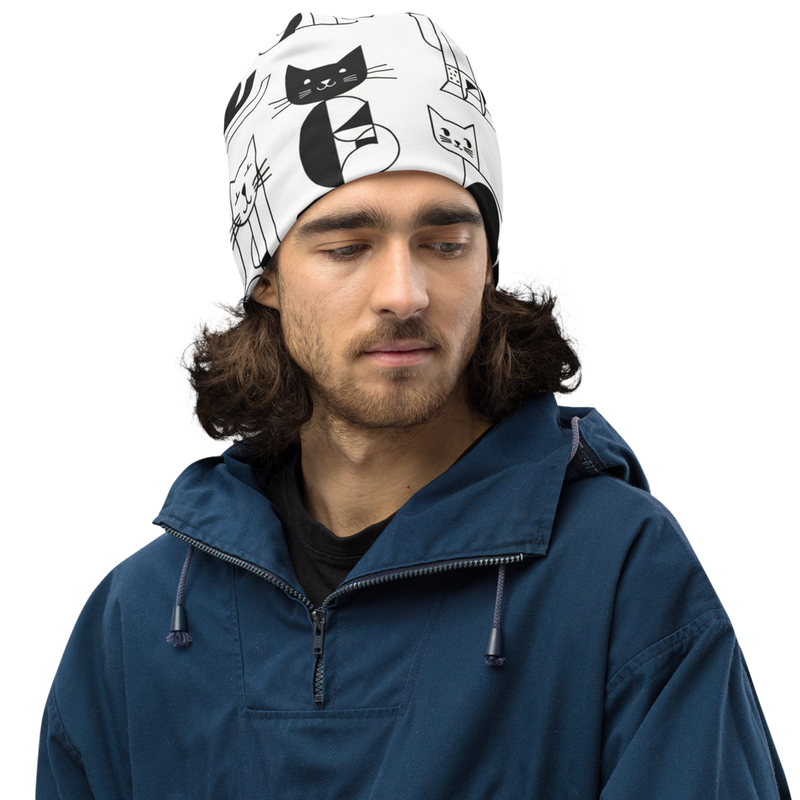 Concrete Camo | Urban Statement Beanie – Heavyweight Knit