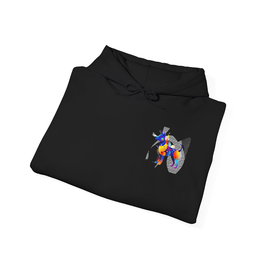 The "Vibrant Canine" Hoodie  | Abstract Hounds Collection