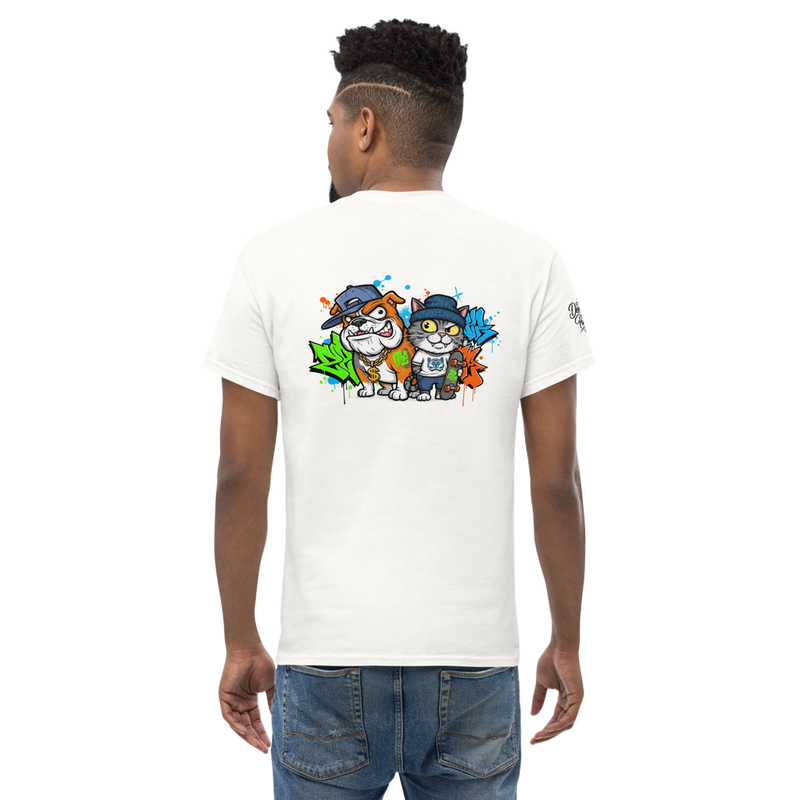 Zwaar Unisex Graffiti T-shirt | Structured Fit Katoen – Abstract Dieren Collectie