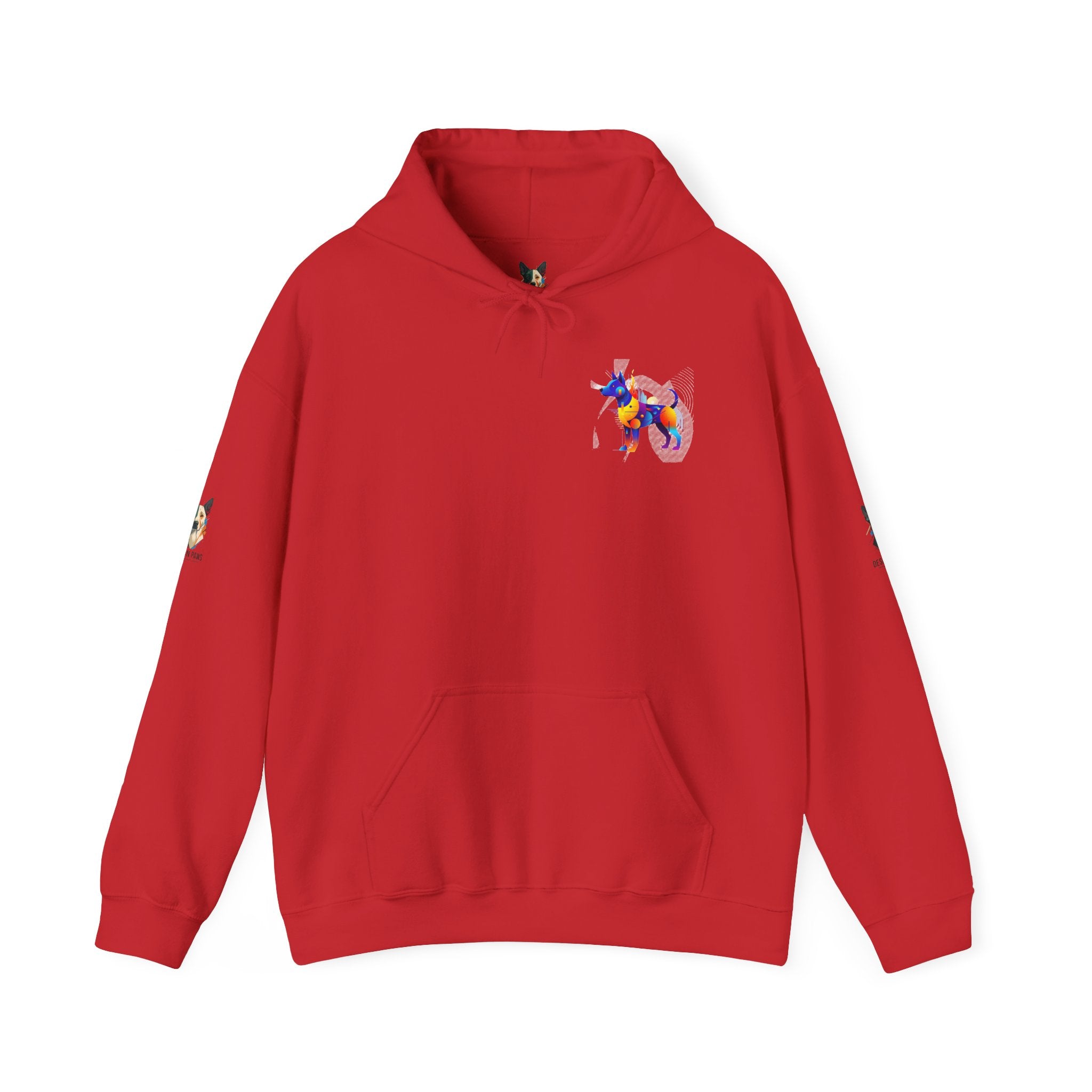 The "Vibrant Canine" Hoodie  | Abstract Hounds Collection