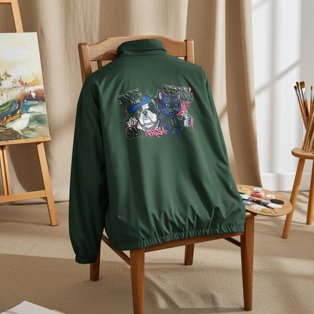 Urban Ghost | Tech Shell Windbreaker – Hydro-Nylon Design Paws – onderdeel van Jandk.