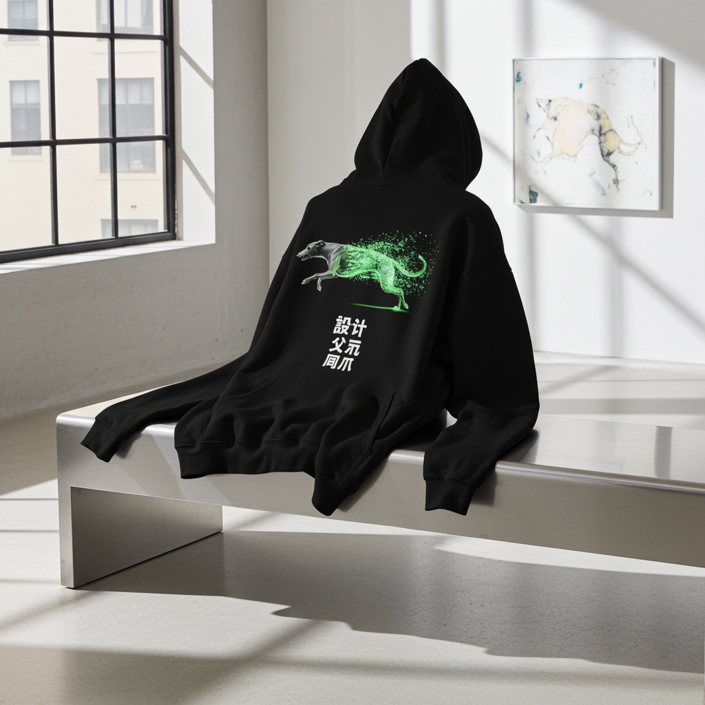 Data-Runner | Heavyweight Graphic Tee – Matrix Edition Design Paws – onderdeel van Jandk.