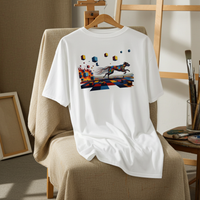 T-shirt Unisex | Pixel Burnout honden Print