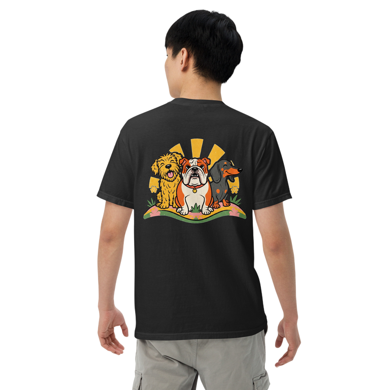 Zwaargewicht T-shirt Garment-Dyed | Premium Unisex Pasvorm – 100% Ringgesponnen Katoen