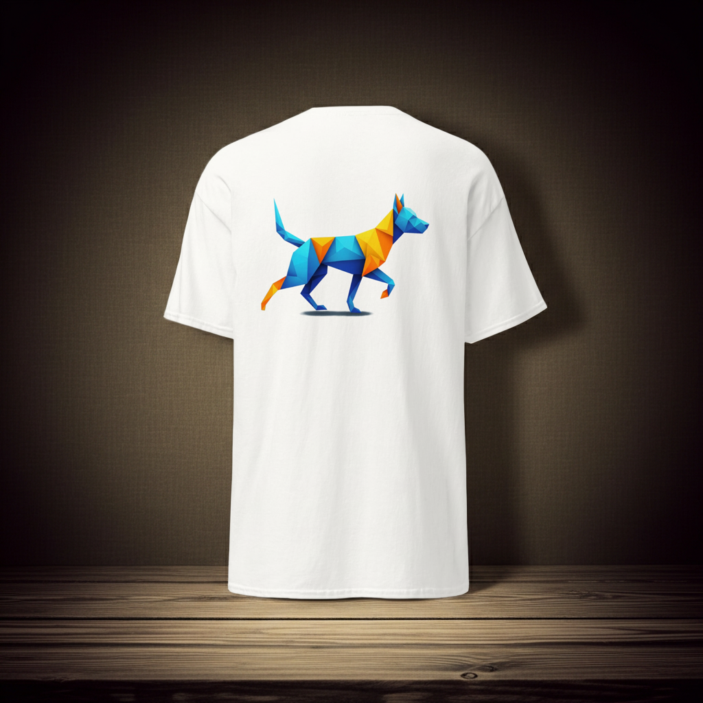 Abstract Honden T-shirt | Geometrische Print Unisex - Abstract Hounds designpaws