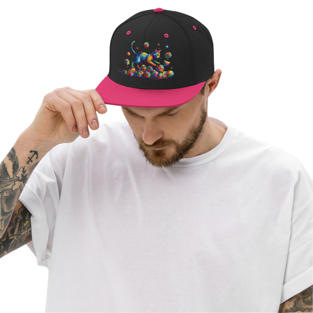 Katten Snapback Pet | Hypercat Klassieke Pasvorm Design Paws – onderdeel van Jandk.
