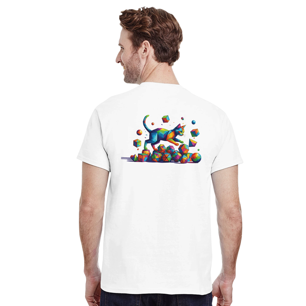 Urban Mirage Cat T-shirt | Unisex Crewneck  Gildan® 5000 Design Paws – onderdeel van Jandk.