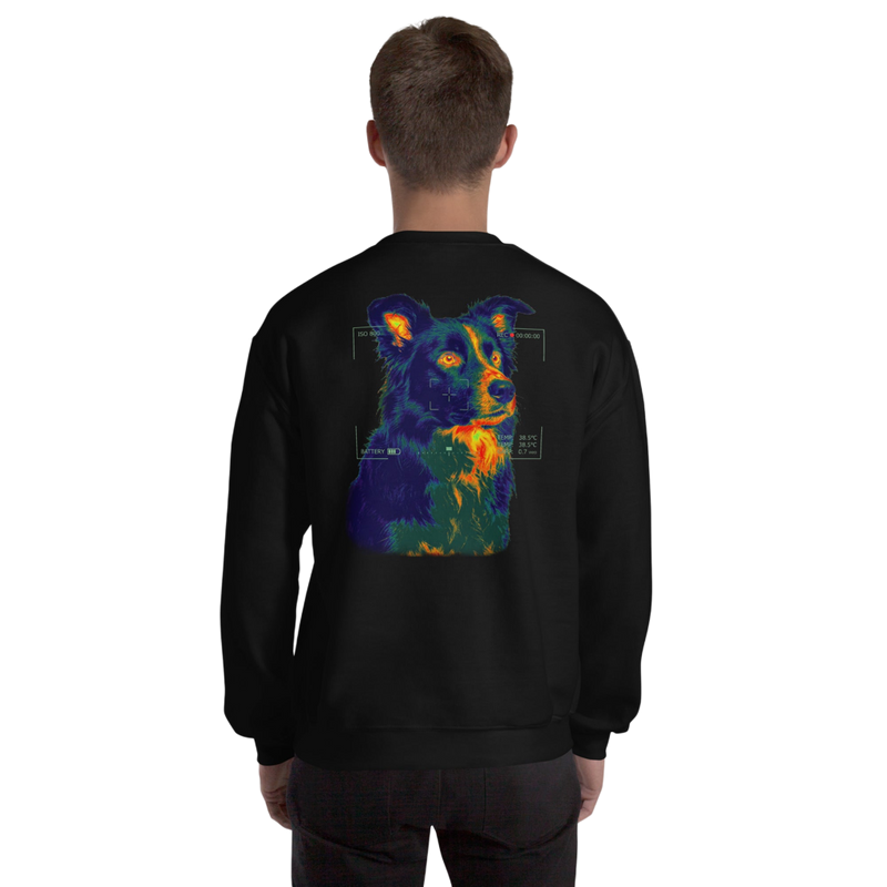 The Scout | Thermal Vision Crewneck – Border Collie