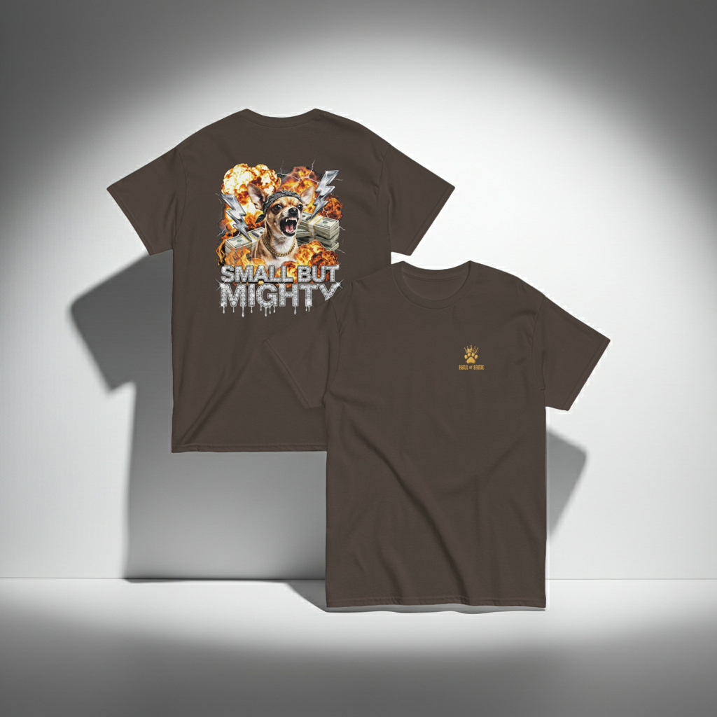 Lil' Legend | Chihuahua Homage Tee – Vintage Wash Design Paws – onderdeel van Jandk.