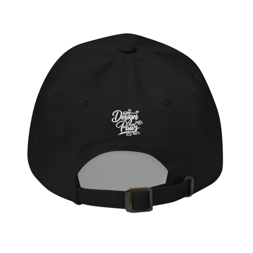 The Operator | Embroidered Dad Hat – Cyber Black Design Paws – onderdeel van Jandk.