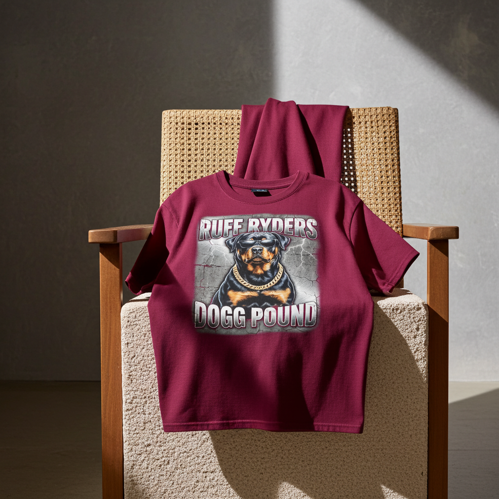 The Enforcer | Rottweiler Vintage shirt – Heavyweight Design Paws – onderdeel van Jandk.