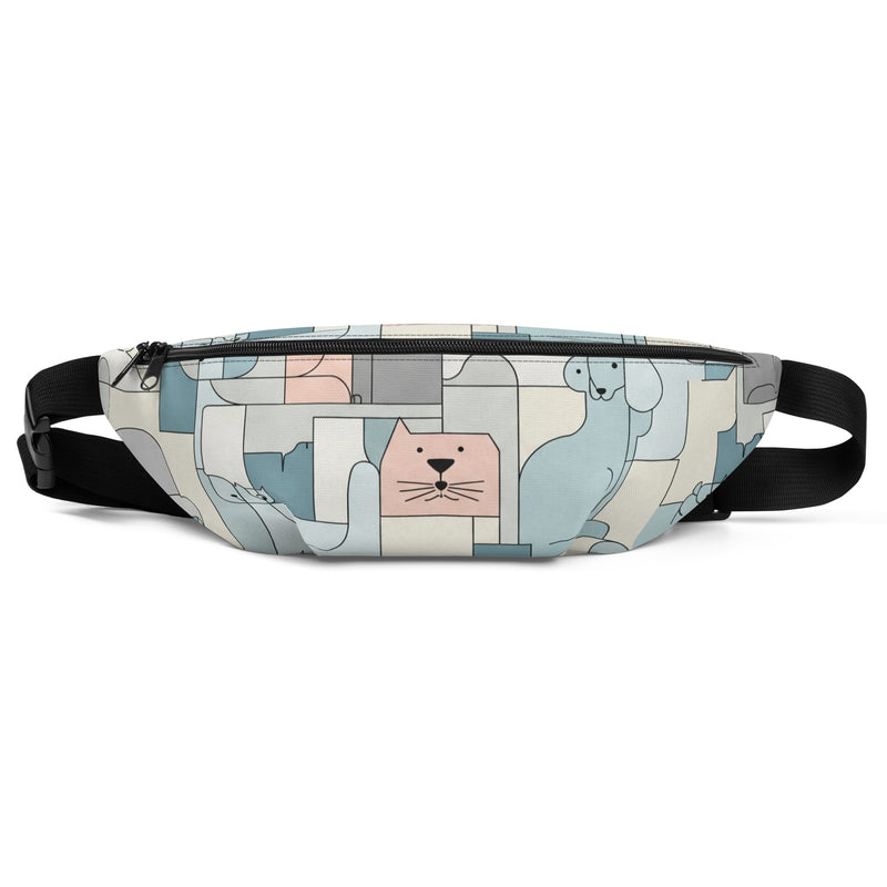 Dierenprint Heuptas | Fanny Pack Honden & Katten – Abstract collection