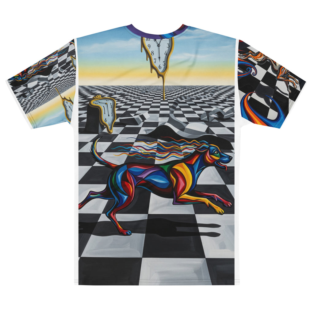 Heren T-shirt Checkmate in fade-proof polyester