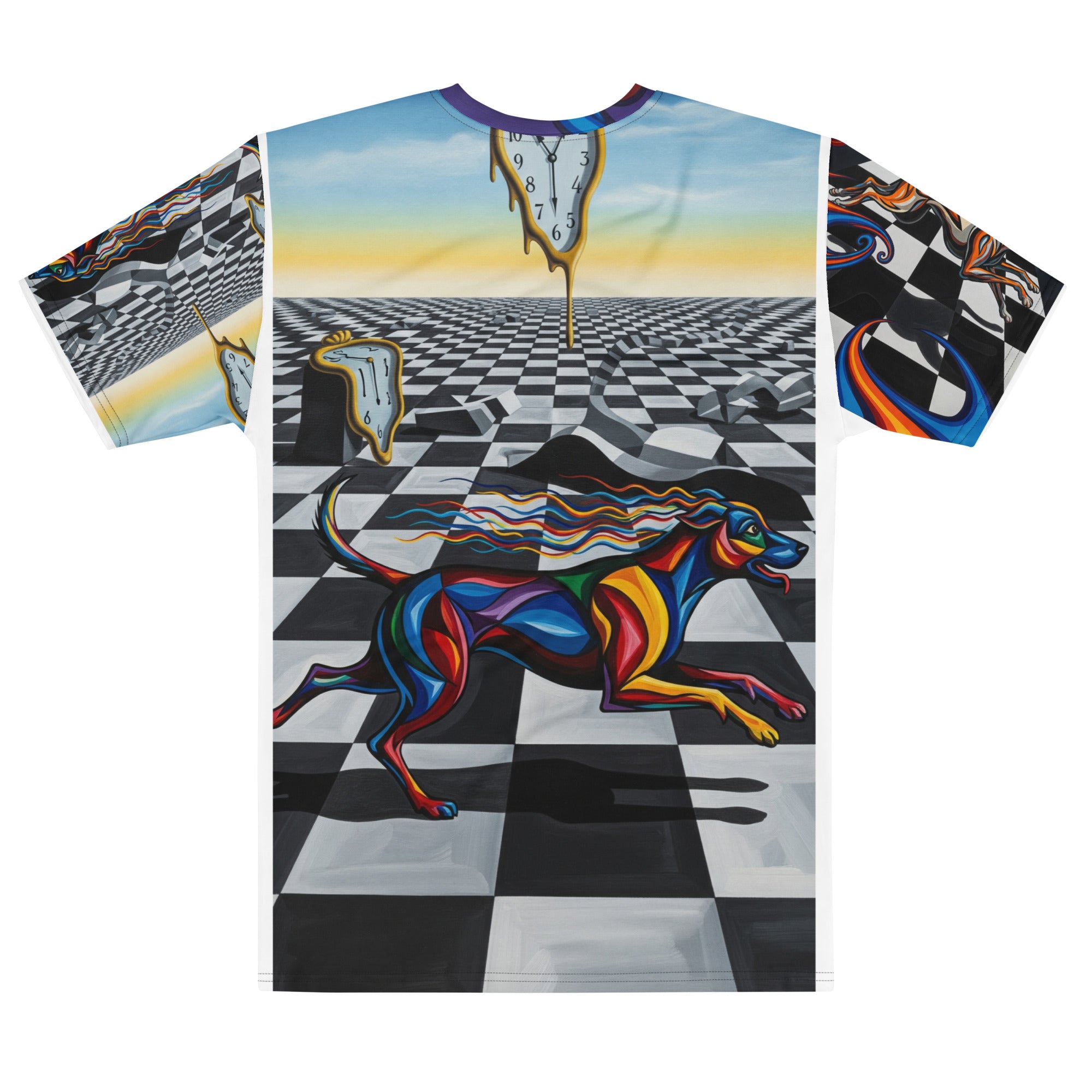 Heren T-shirt Checkmate in fade-proof polyester