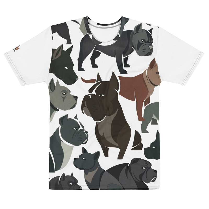 Bully Breed All-over Print T-shirt | Stoer Statement voor Hondenliefhebbers