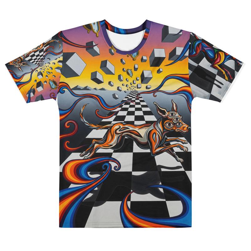 Heren T-shirt Checkmate | Fade-proof Polyester - Zacht Comfort