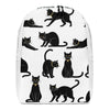 Abstracte Kattenprint Rugtas | Minimalistisch Silhouet Unisex – Abstract Cats Collectie