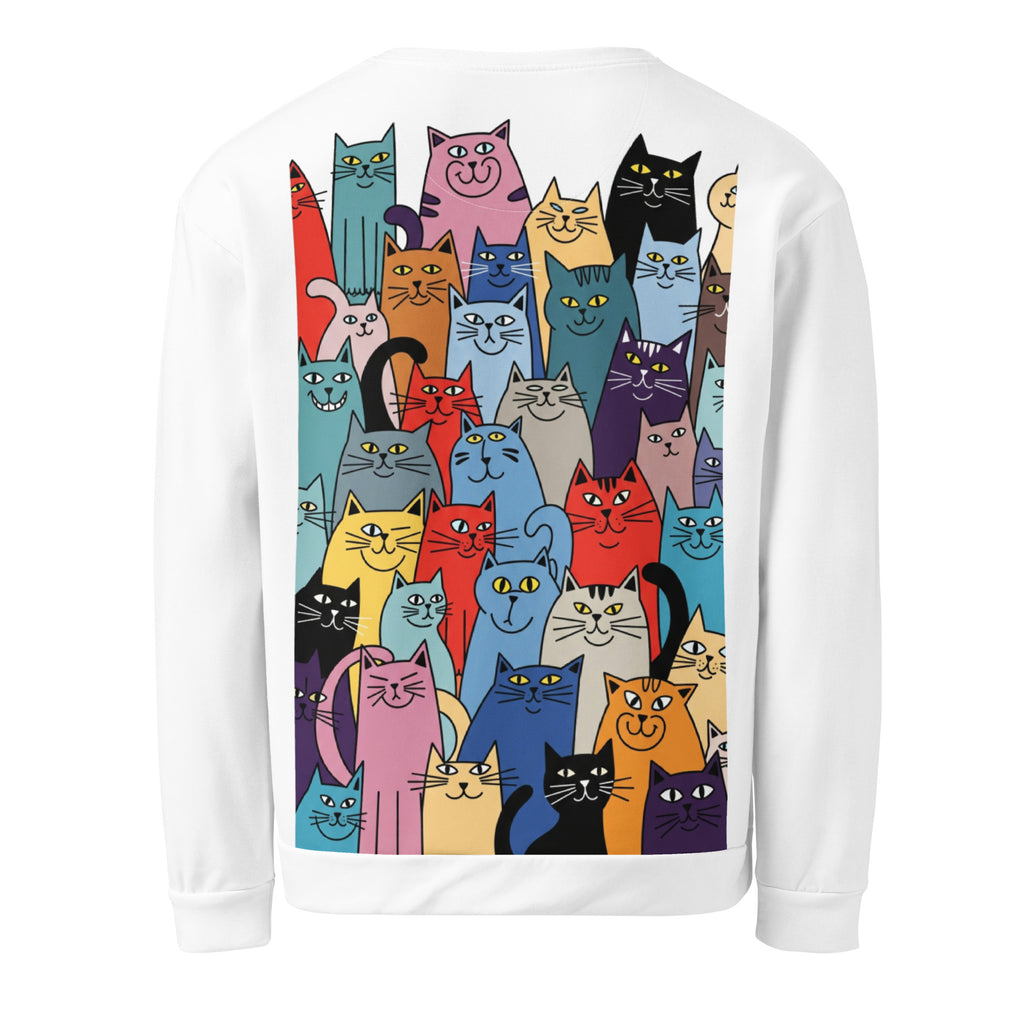 Premium duurzaam uniseks sweatshirt met all-over print.