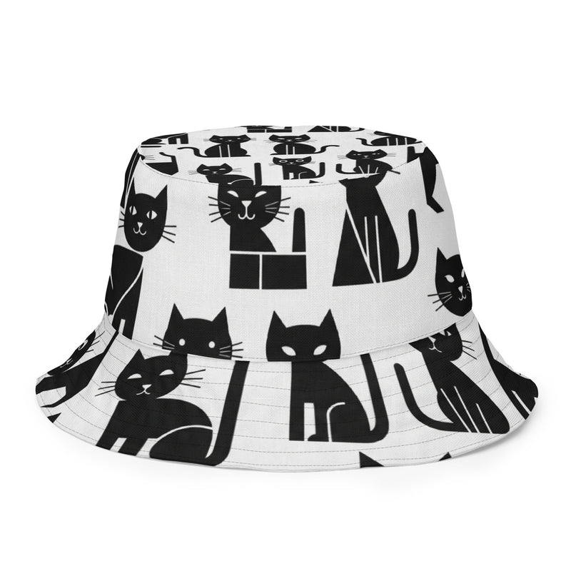 Dé "Purr-fecte" Omkeerbare Bucket Hat – Twee Looks in Één!