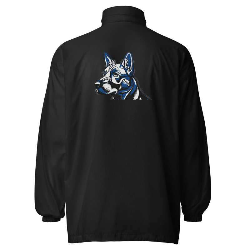Geometrische Hond Windbreaker | Waterafstotende Jas - Unisex Print