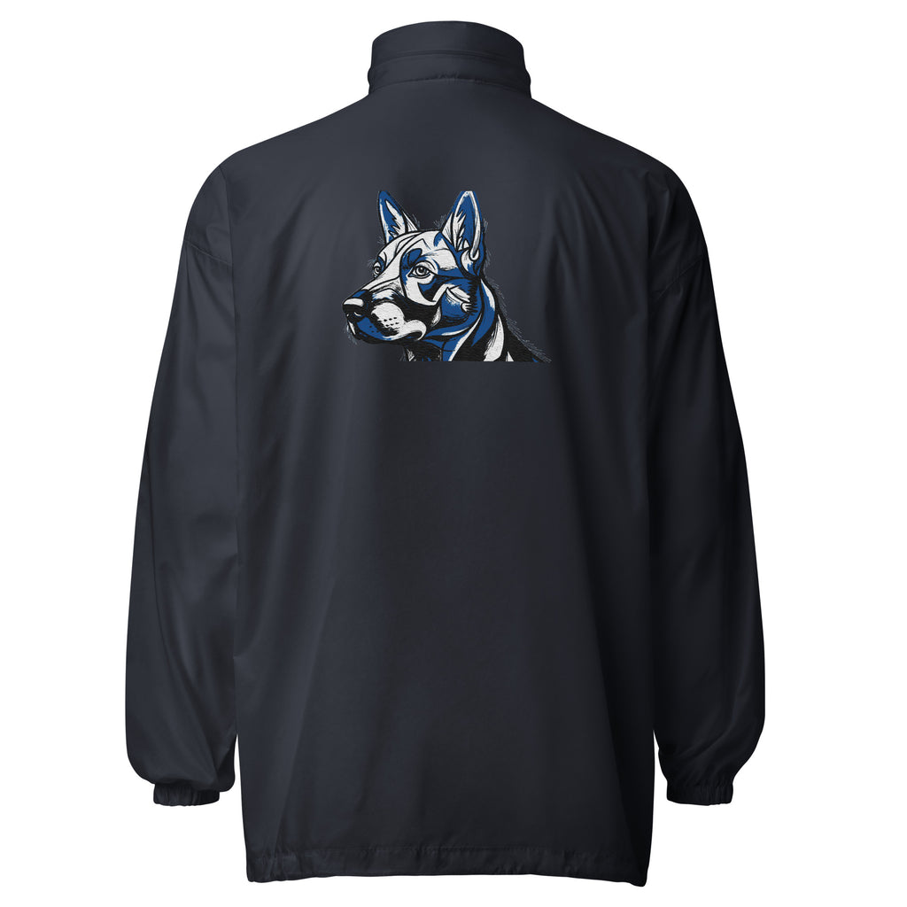 Geometrische Hond Windbreaker waterafstotende unisex jas met print