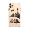 Luxe iPhone Hoesje 'Abstracte Katten' | Clear Case Collectie