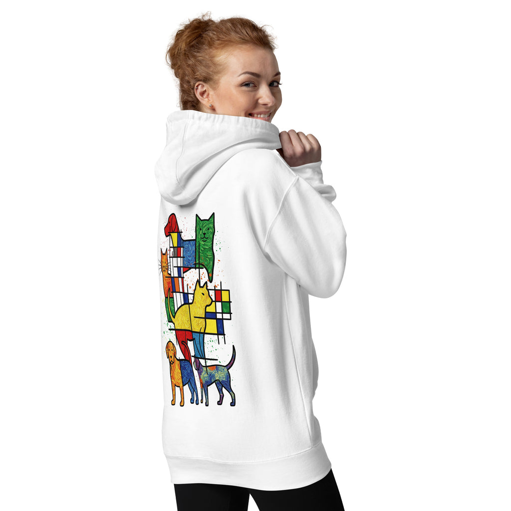 Urban Duo Street Art sweater voor dierenliefhebbers.