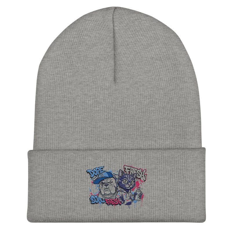 Muts met Omgeslagen Rand | Hypoallergeen Turbo Acryl – Basic Streetwear