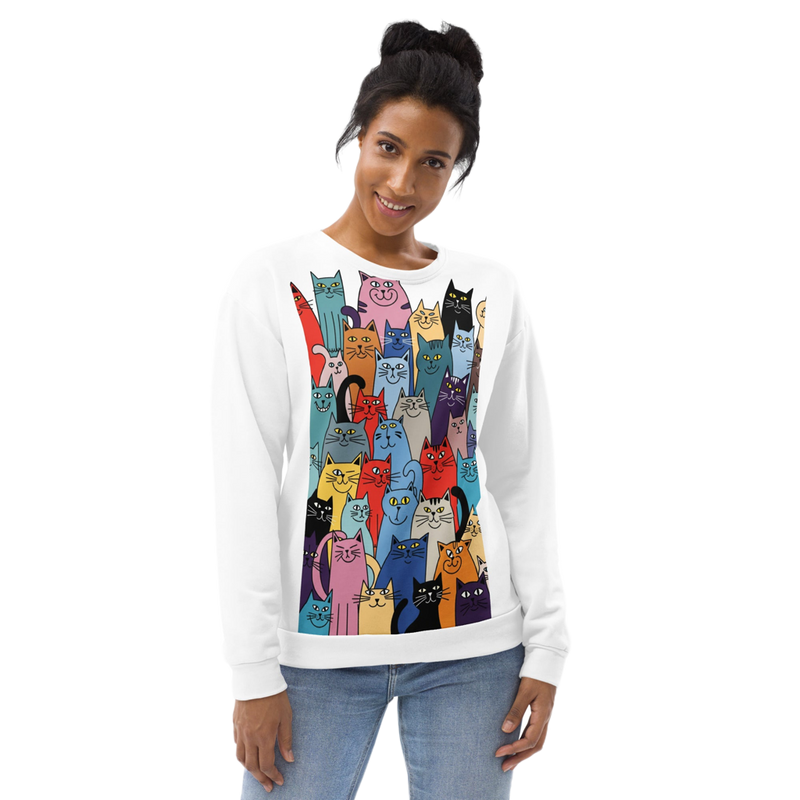Premium Duurzaam Uniseks Sweatshirt | All-Over Print Collectie