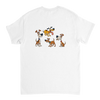 Heavyweight honden print Unisex T-shirt | Duurzaam Katoen Basis