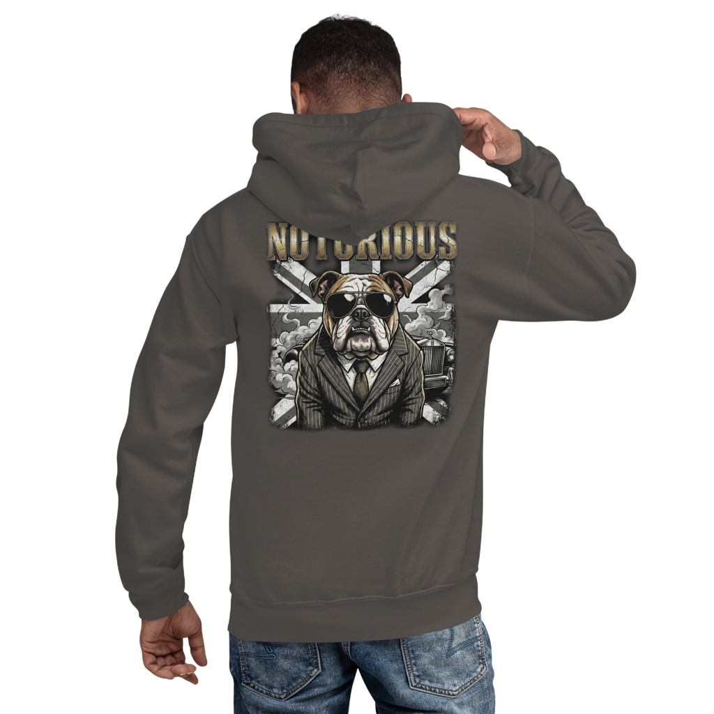 The Mobster | Bulldog Vintage Hoodie – Heavyweight Design Paws – onderdeel van Jandk.