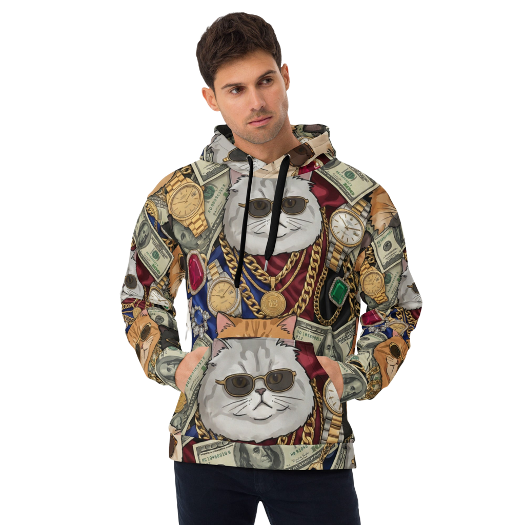 The Don's Vault | AOP Luxury Chaos Sweater Design Paws – onderdeel van Jandk.