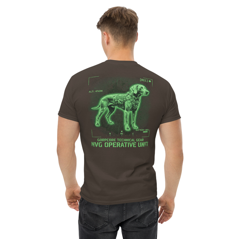 The Ghost | NVG Weimaraner Tee – Stealth Edition