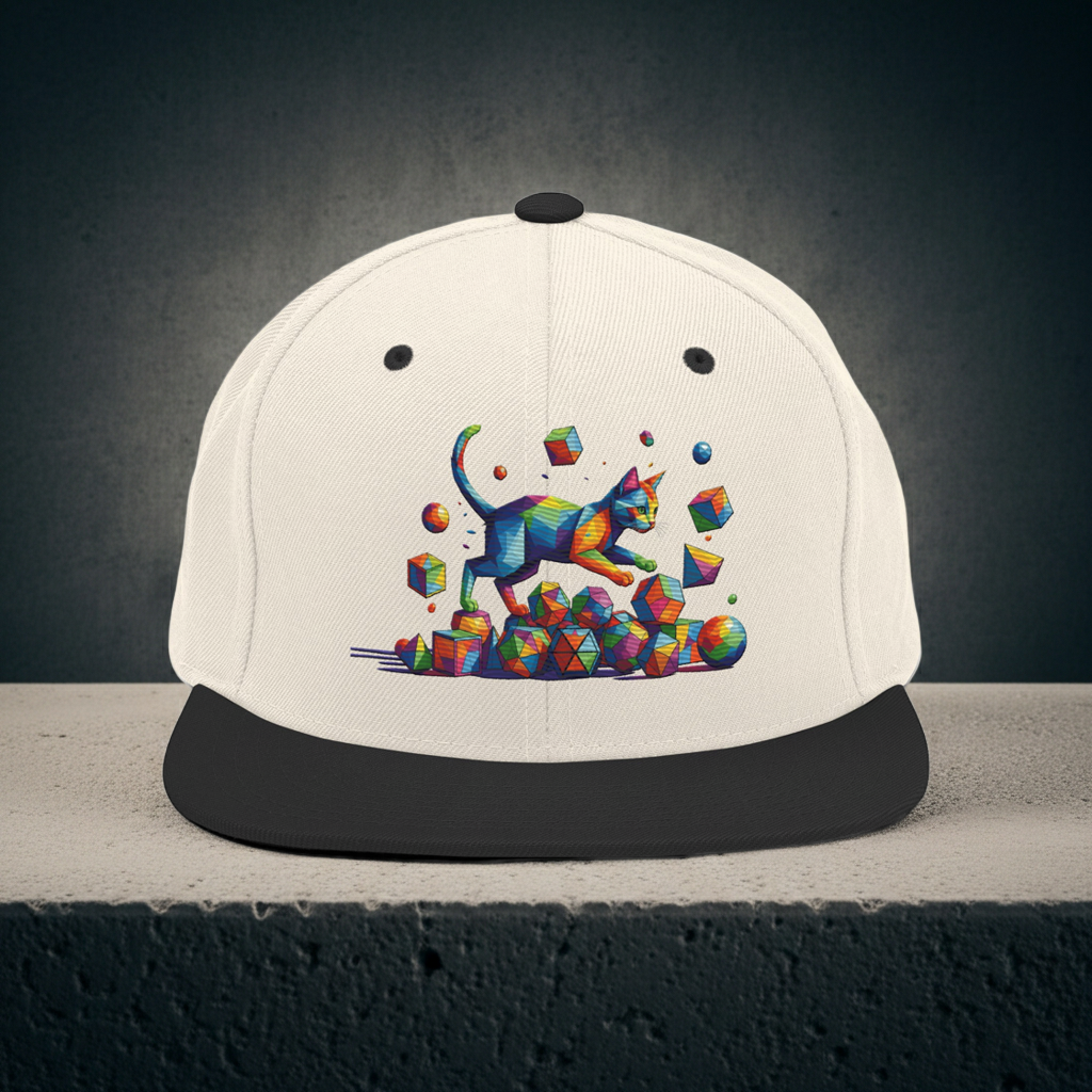 Katten Snapback Pet | Hypercat Klassieke Pasvorm Design Paws – onderdeel van Jandk.