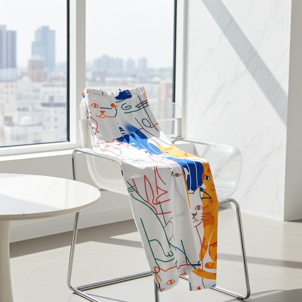 Leggings „Mosaic Motion“ | Kollektion „Abstrakte Katzen“