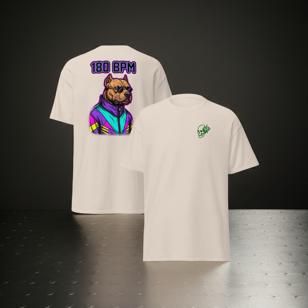 The Gabber | Pitbull Rave T-shirt Design Paws – onderdeel van Jandk.