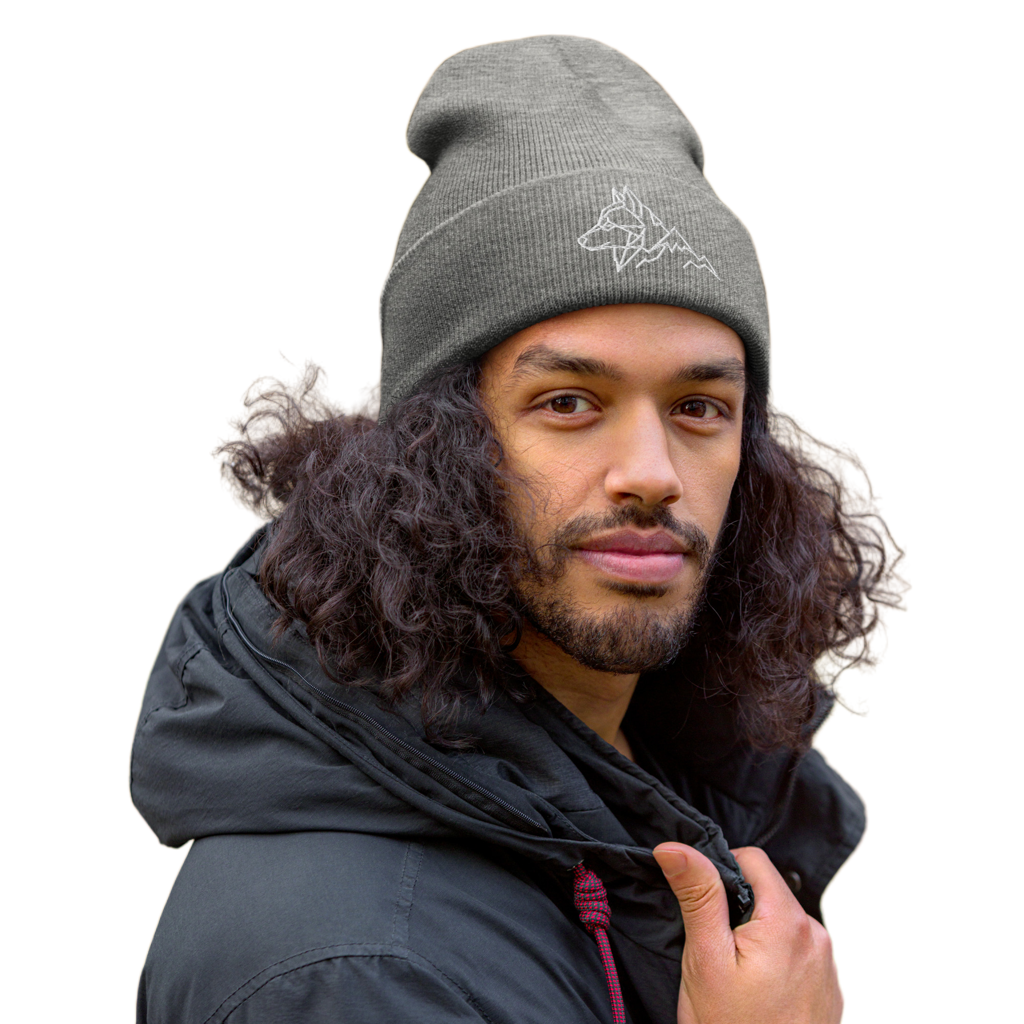 The Summit | Malamute Embroidered Beanie Design Paws – onderdeel van Jandk.