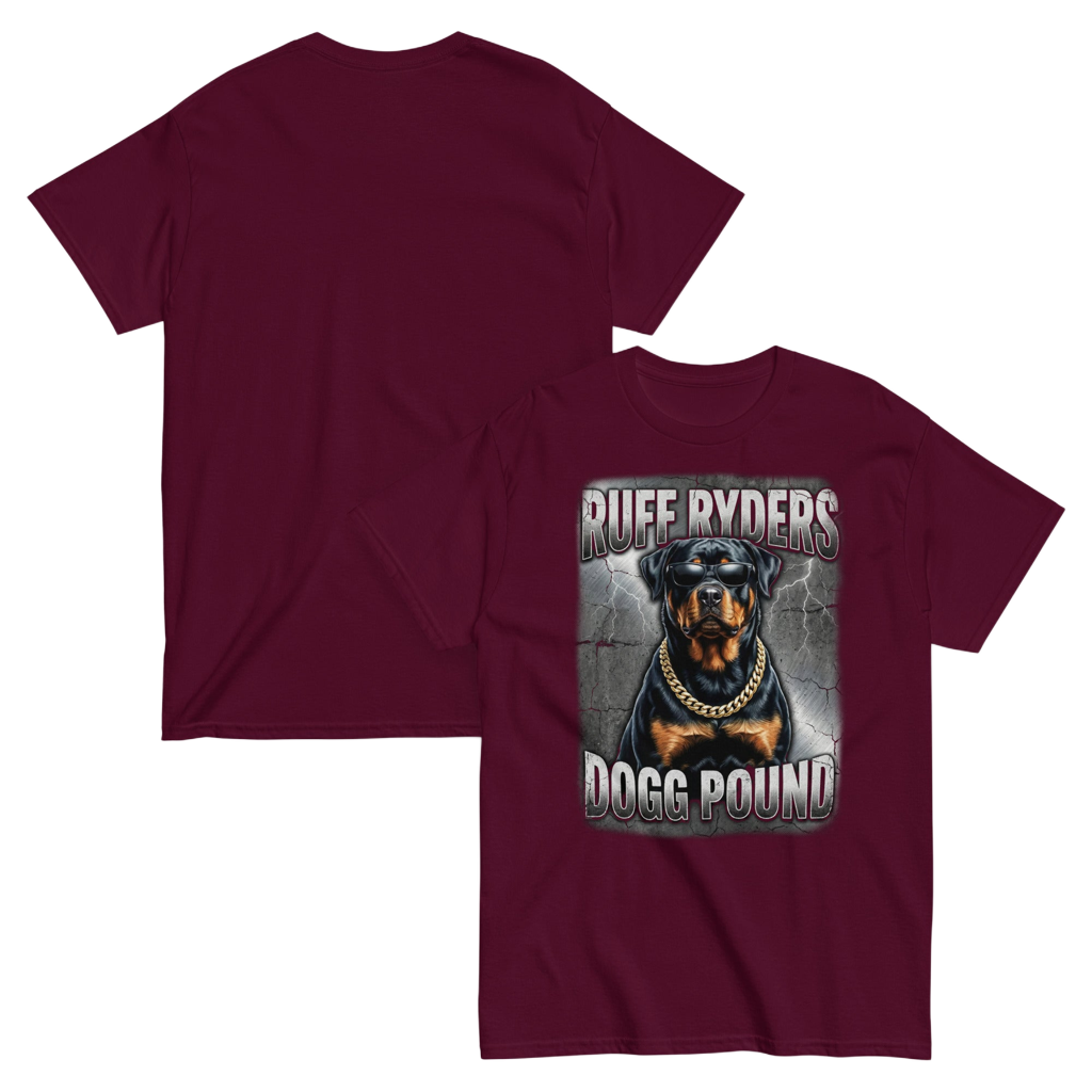 The Enforcer | Rottweiler Vintage Tee – Heavyweight Design Paws – onderdeel van Jandk.