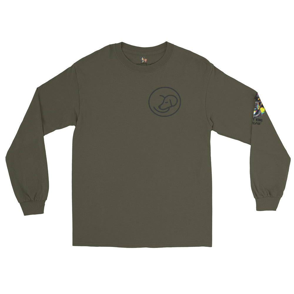 Heren longsleeve T-shirt, klassieke streetwear essential